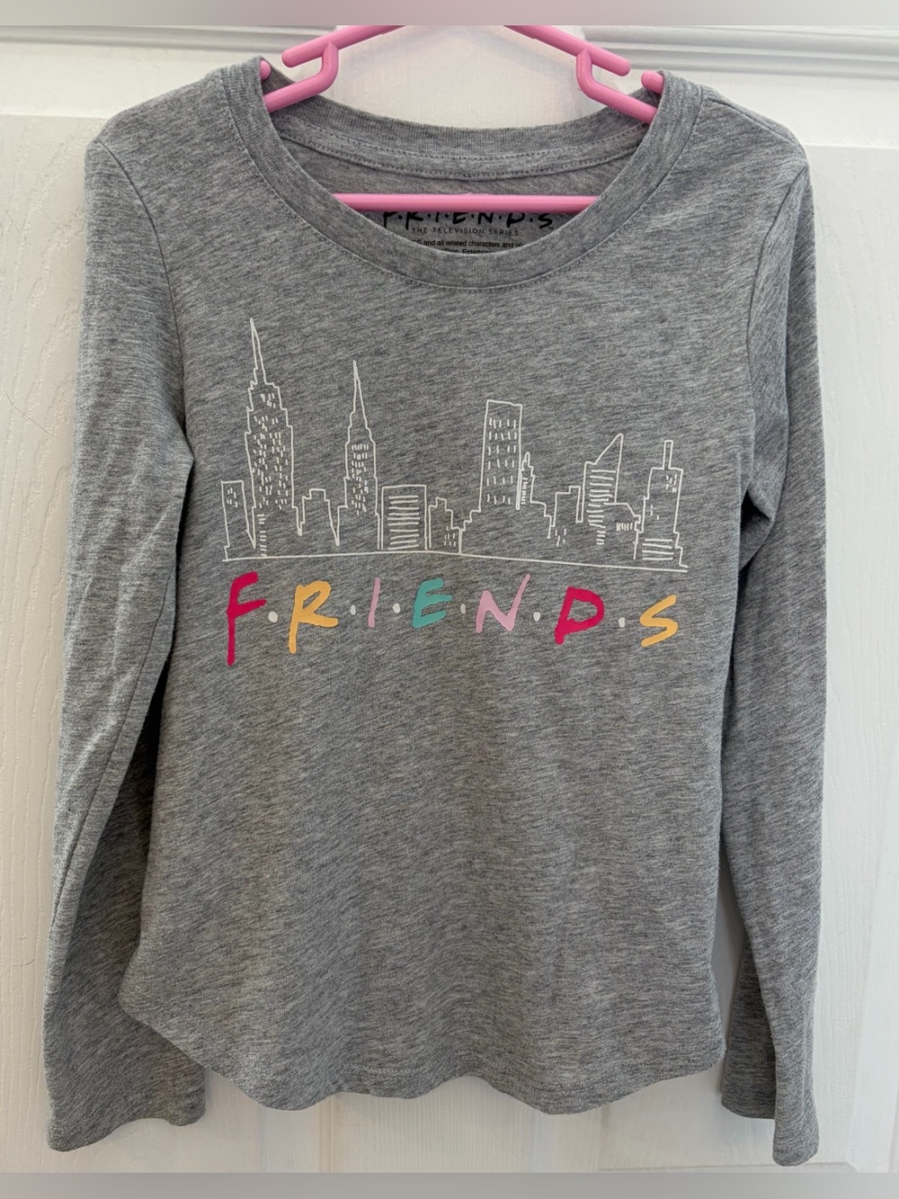 Friends T-shirt Long Sleeve, Girls size small (kids)